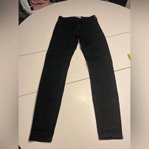 Everlane size 24 tall black skinny jeans